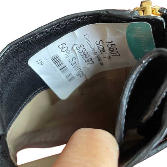 NWOT Michael Kors  Black Pony Hair Camo Pattern Heels Peep Toe Size 7US - Picture 9 of 11